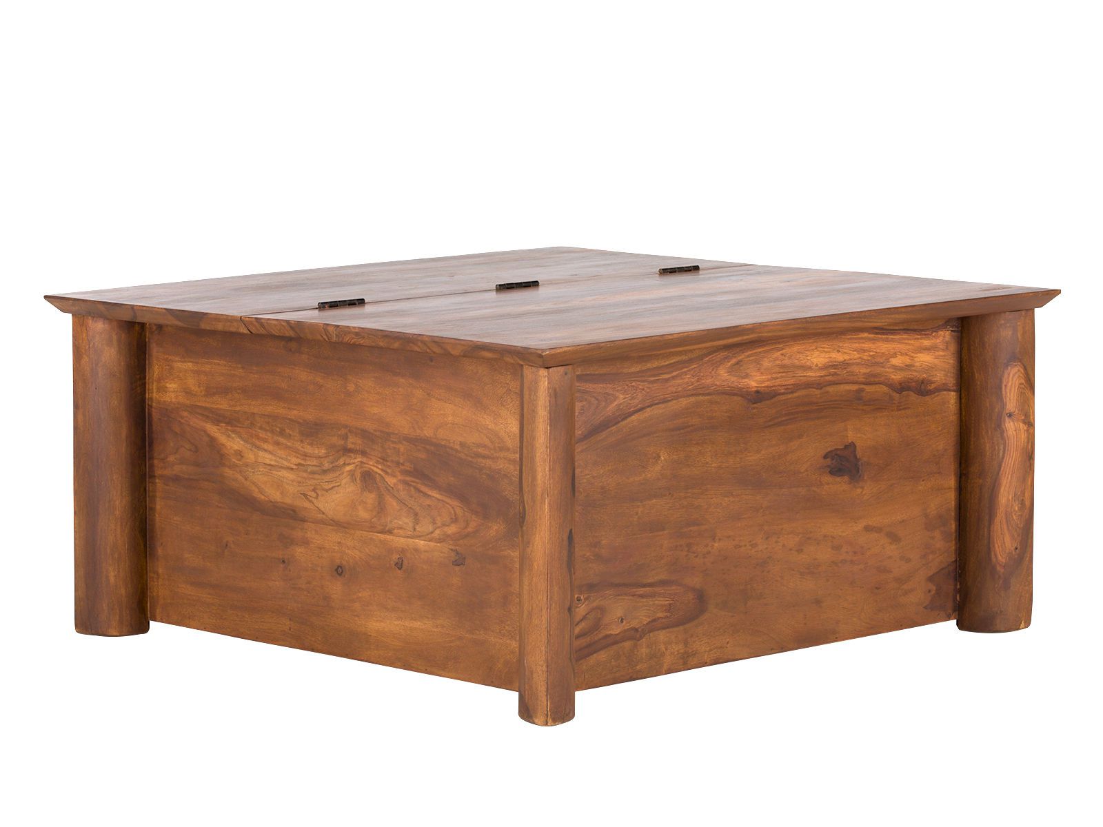 Couchtisch Truhe Merlow 90x90 Akazie