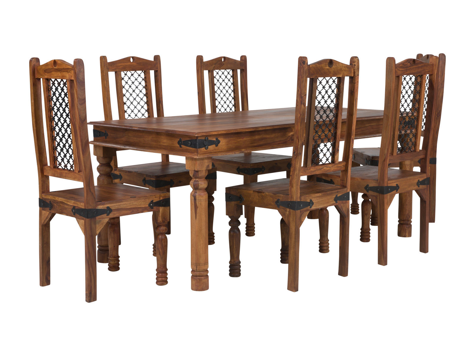 Essgruppe Merlow 148x90 - 4 Stühle