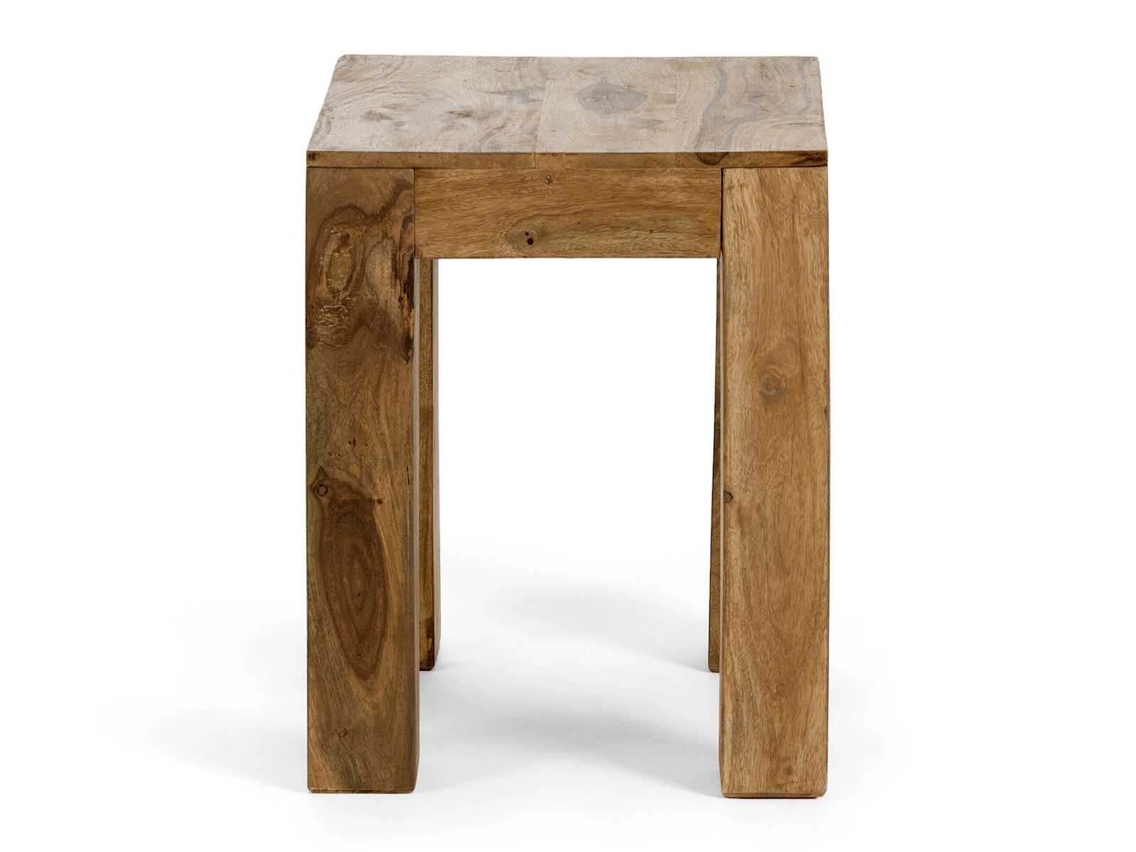 Hocker Stark Holz - Palisander 35x45x35