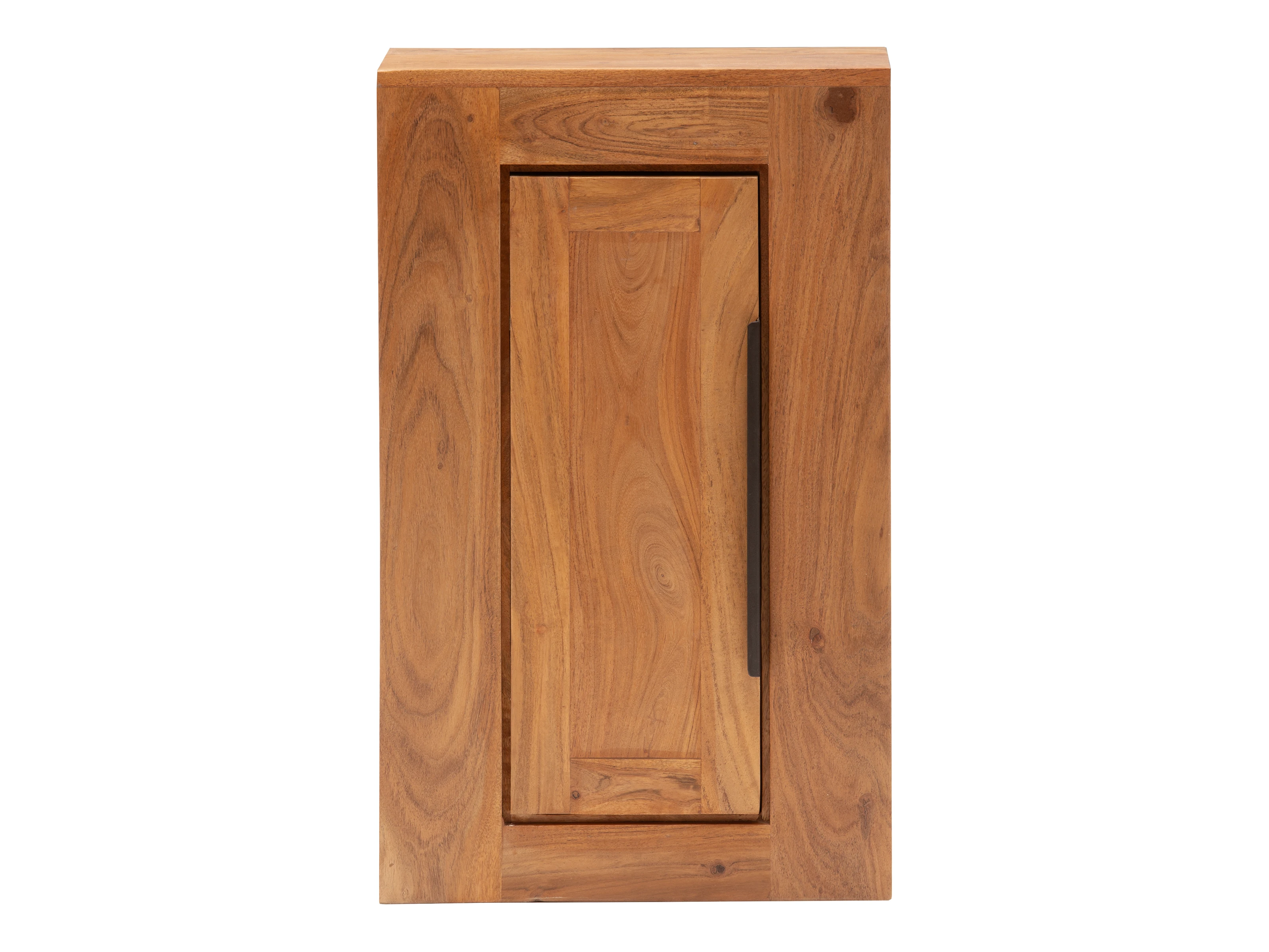 Hängeschrank Osbon Akazie - Metallgriffe Schwarz