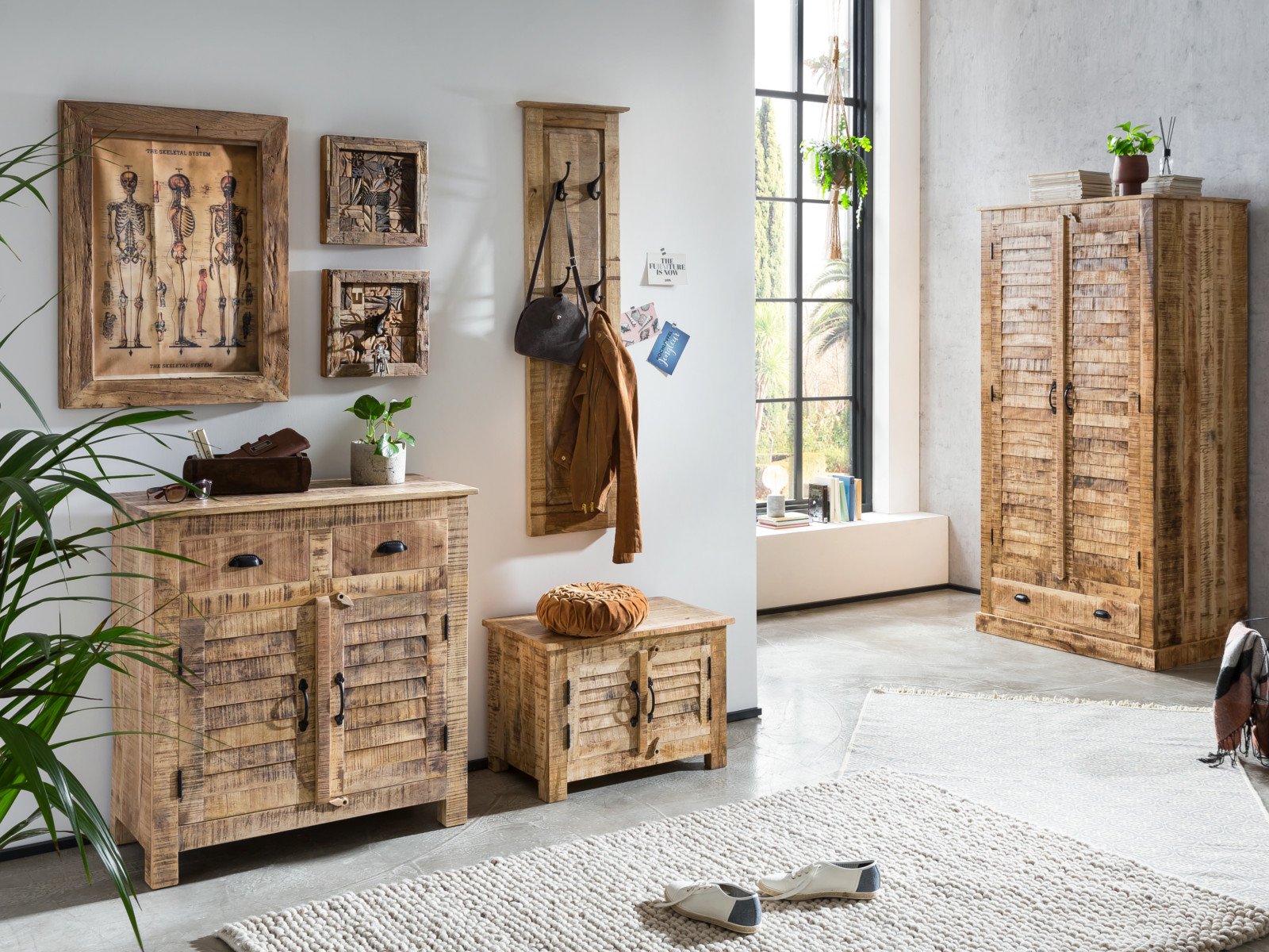 Sideboard Caribou Holz - Mango 122x90x42