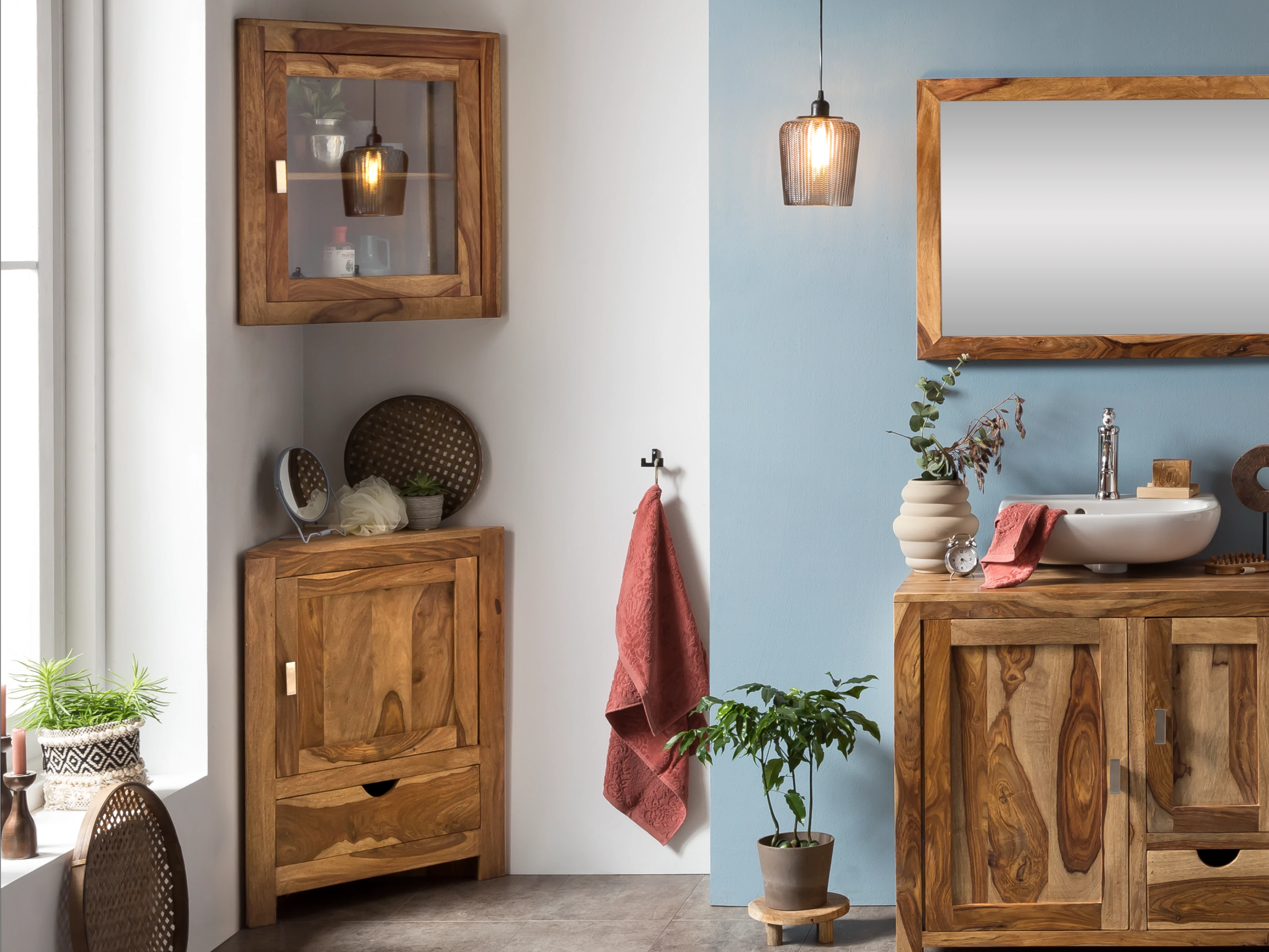 Modernes Ecksofa Lagos in stilvollem Wohnambiente, großzügige Polsterecke mit gemütlicher Sitzfläche