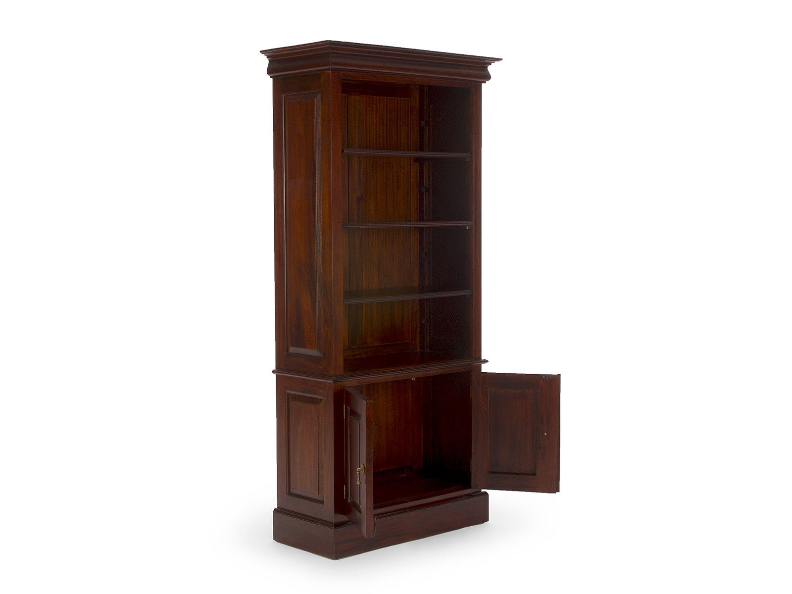 Bücherregal Cambridge III Holz - Mahagoni 90x182x40