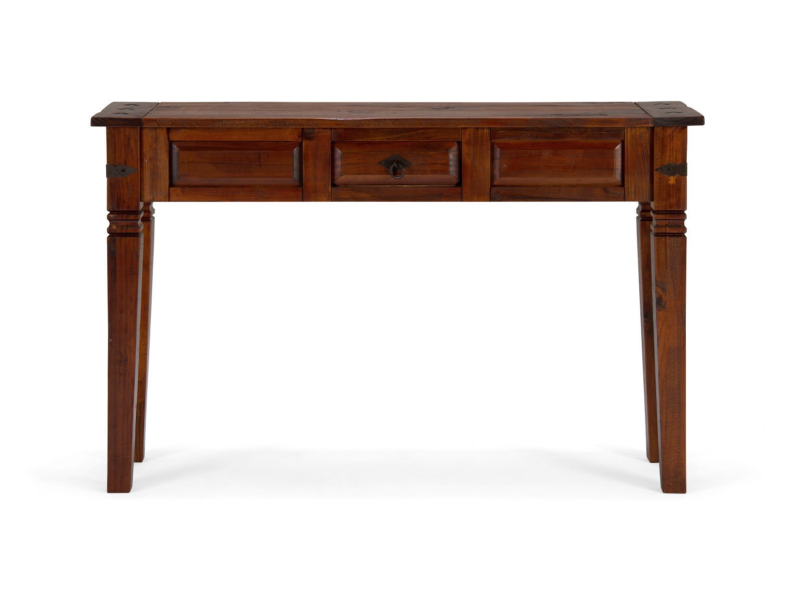 Konsolentisch Catana braun Holz - Pinie 120x76x35 Frontansicht