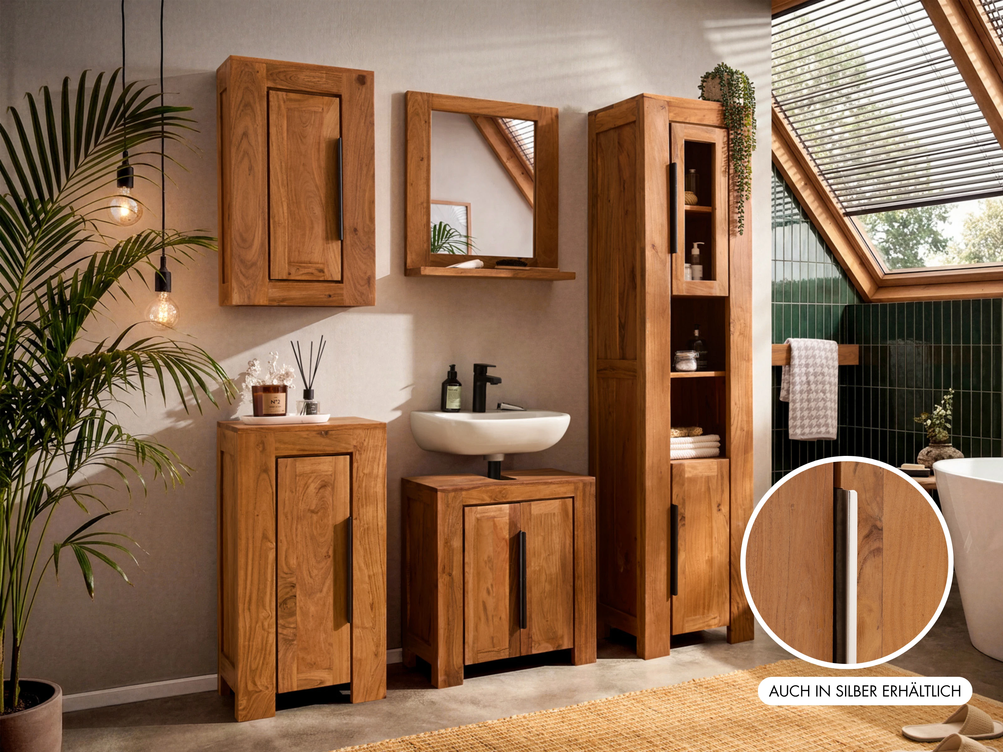 Badset Osbon Akazie - 5teilig