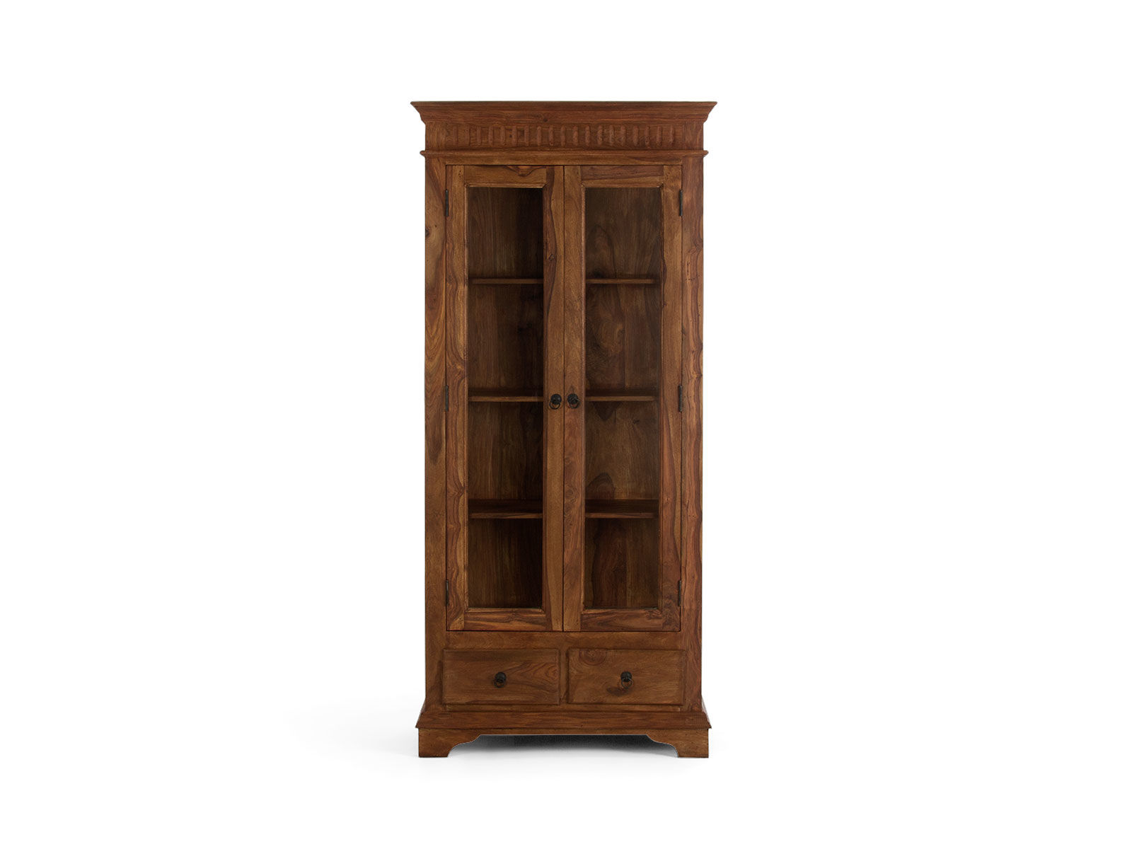 Vitrine Merlin II Holz - Palisander 90x195x45