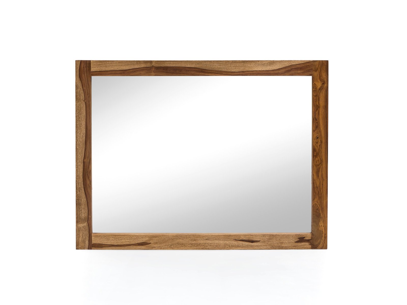 Bad Spiegel Lagos 80x60 Holz - Palisander 80x60x2 Frontansicht