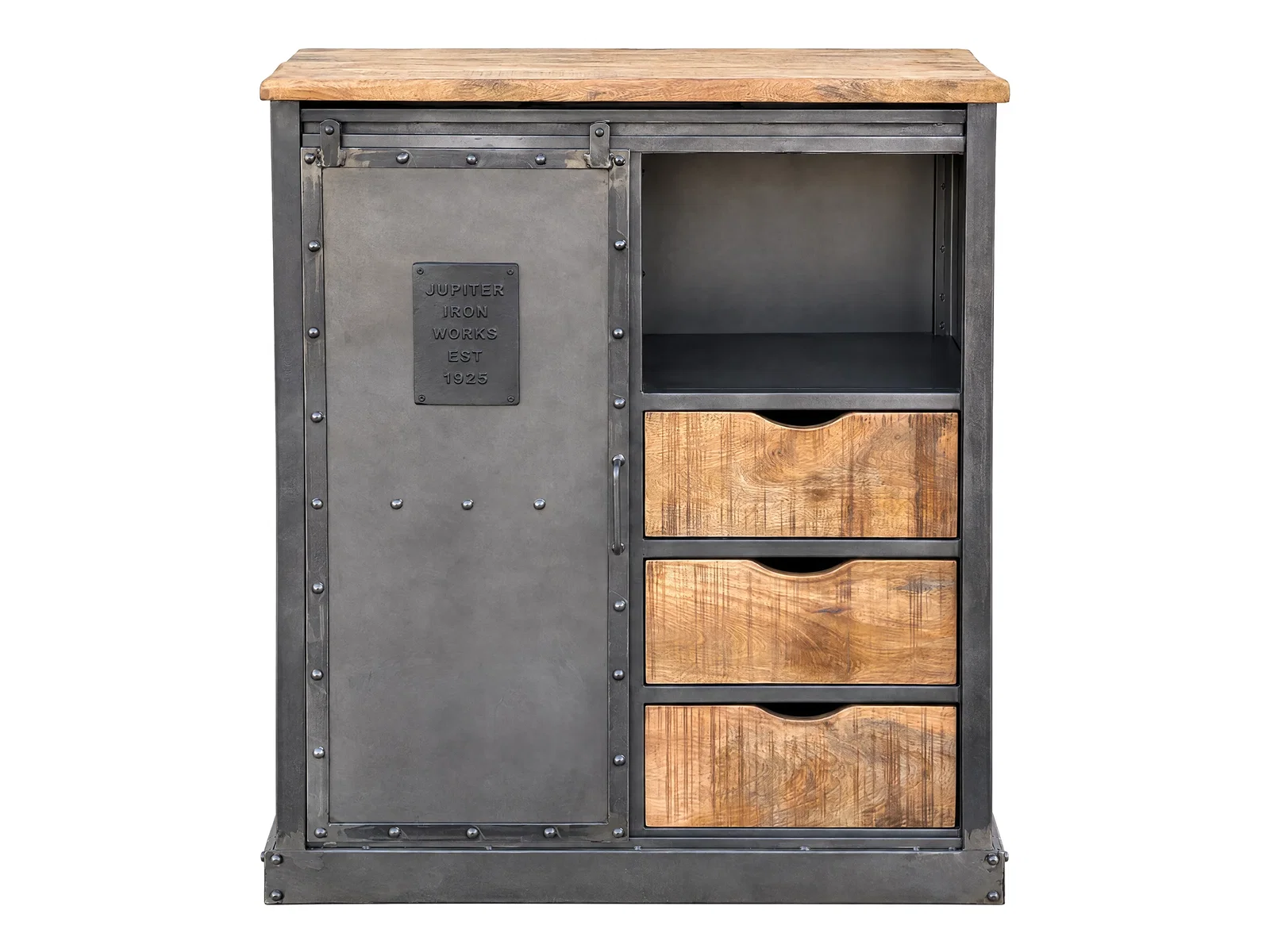 Highboard Ripon Metall/Mango