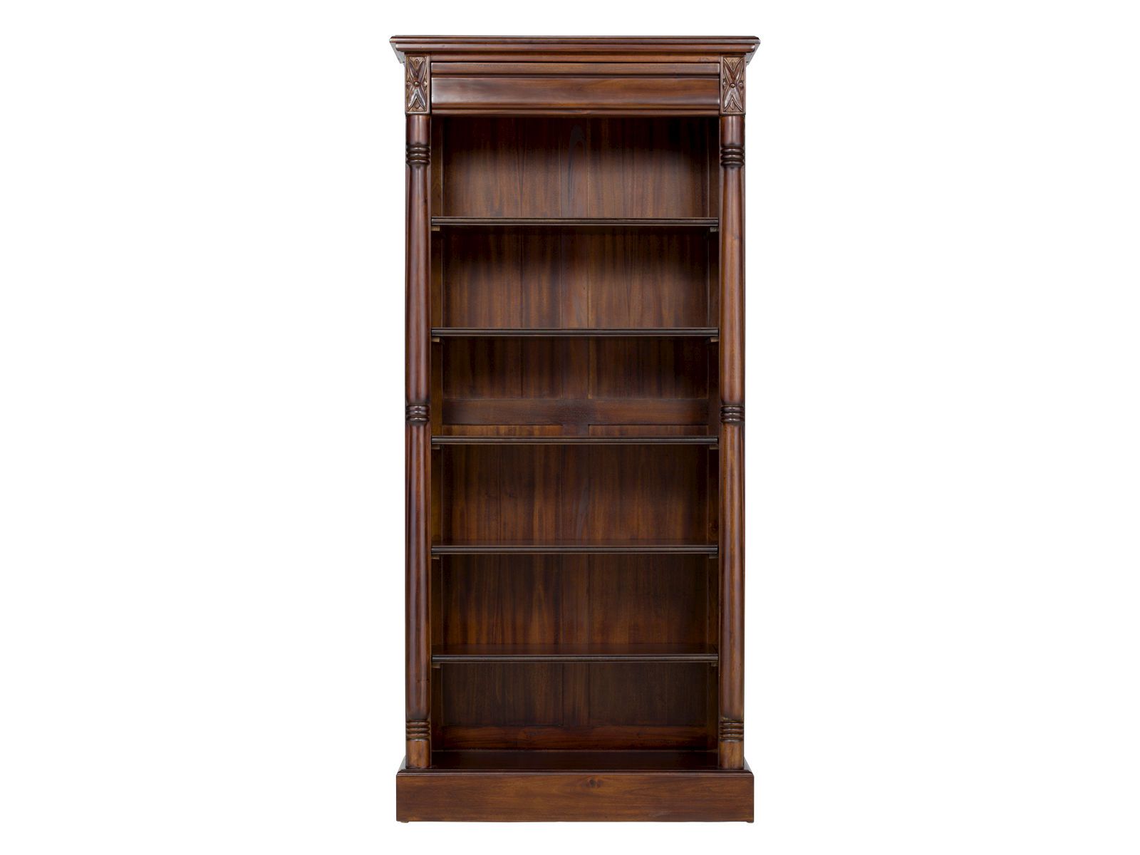 Bücherregal Cambridge II 180 cm Holz - Mahagoni 85x180x36