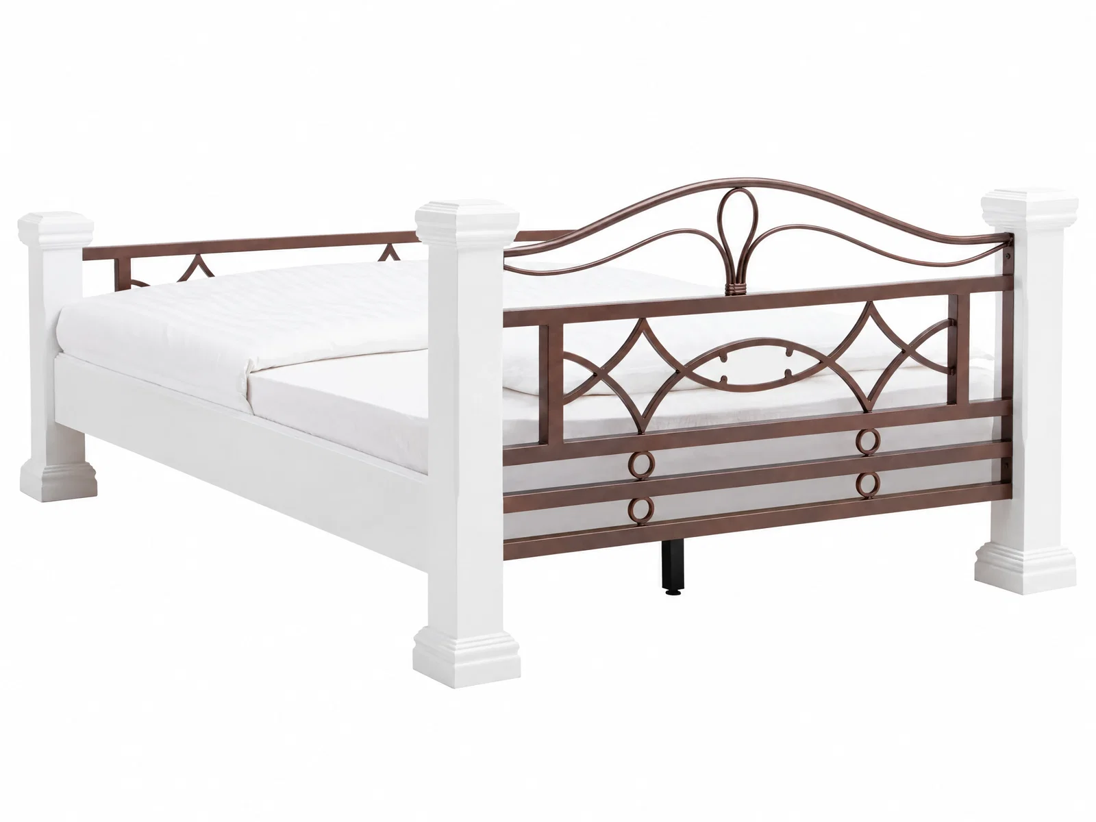 Bett Byzanz 200x200 weiß