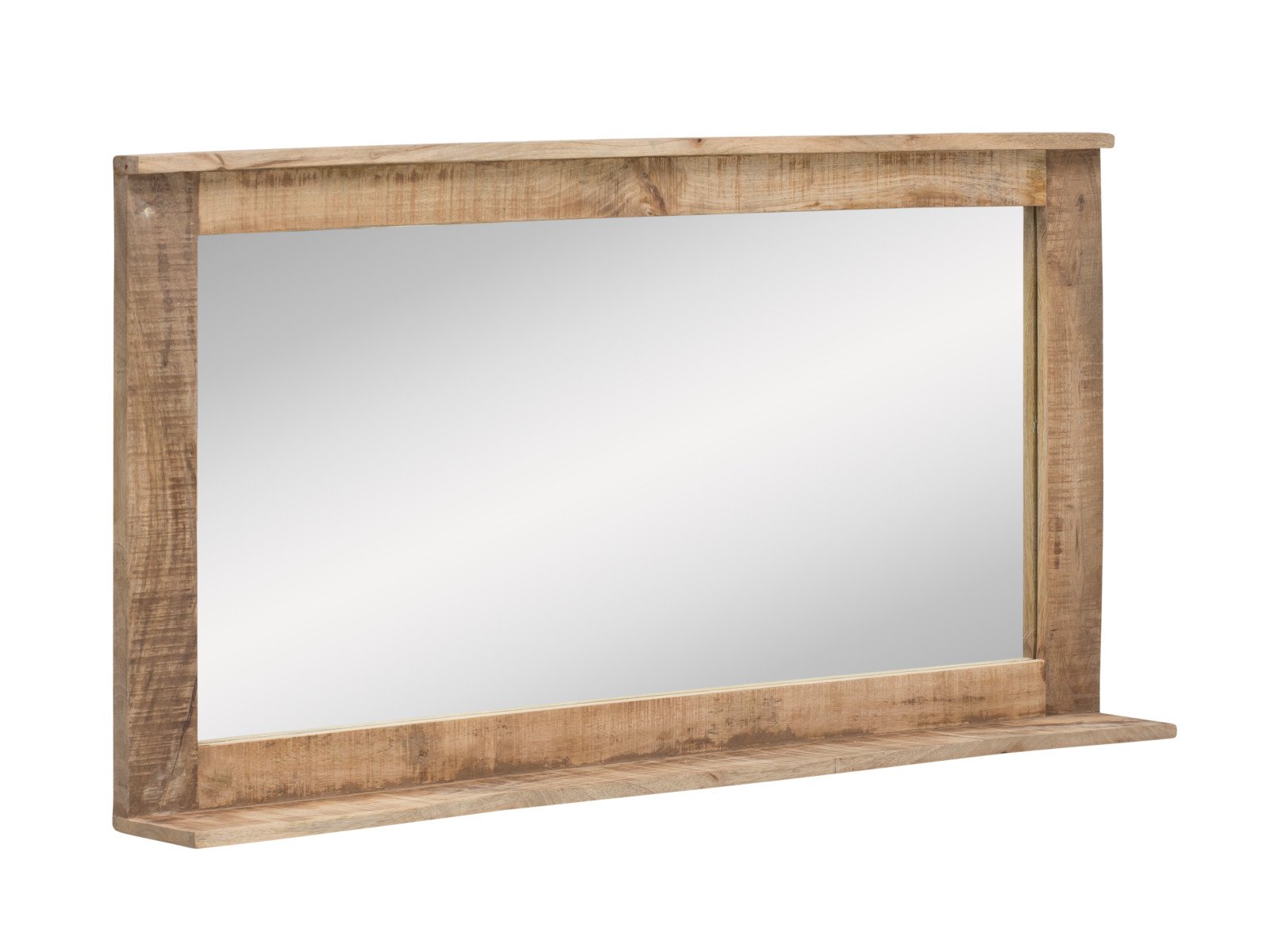 Bad Spiegel Pune II Holz - Mango 124x65x15 Schrägansicht