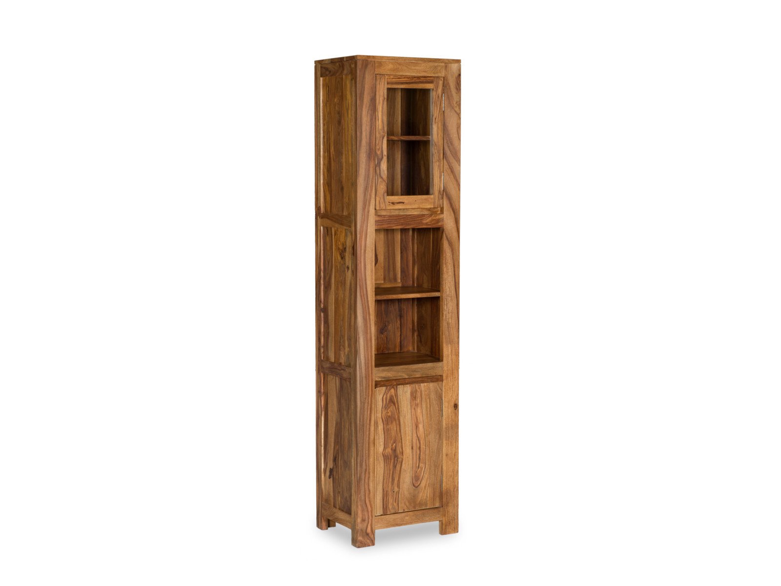 Bad Hochschrank Leeston Holz - Palisander 45x185x35