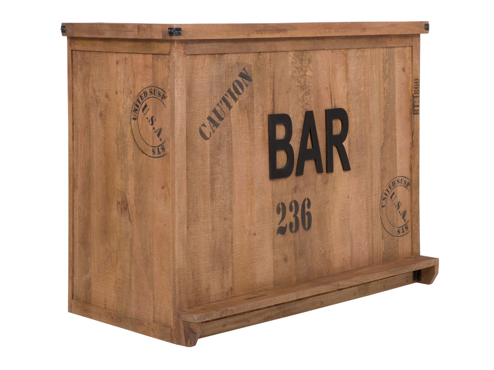 Bar Sheffield Bar Sheffield Holz - Mango 145x115x68