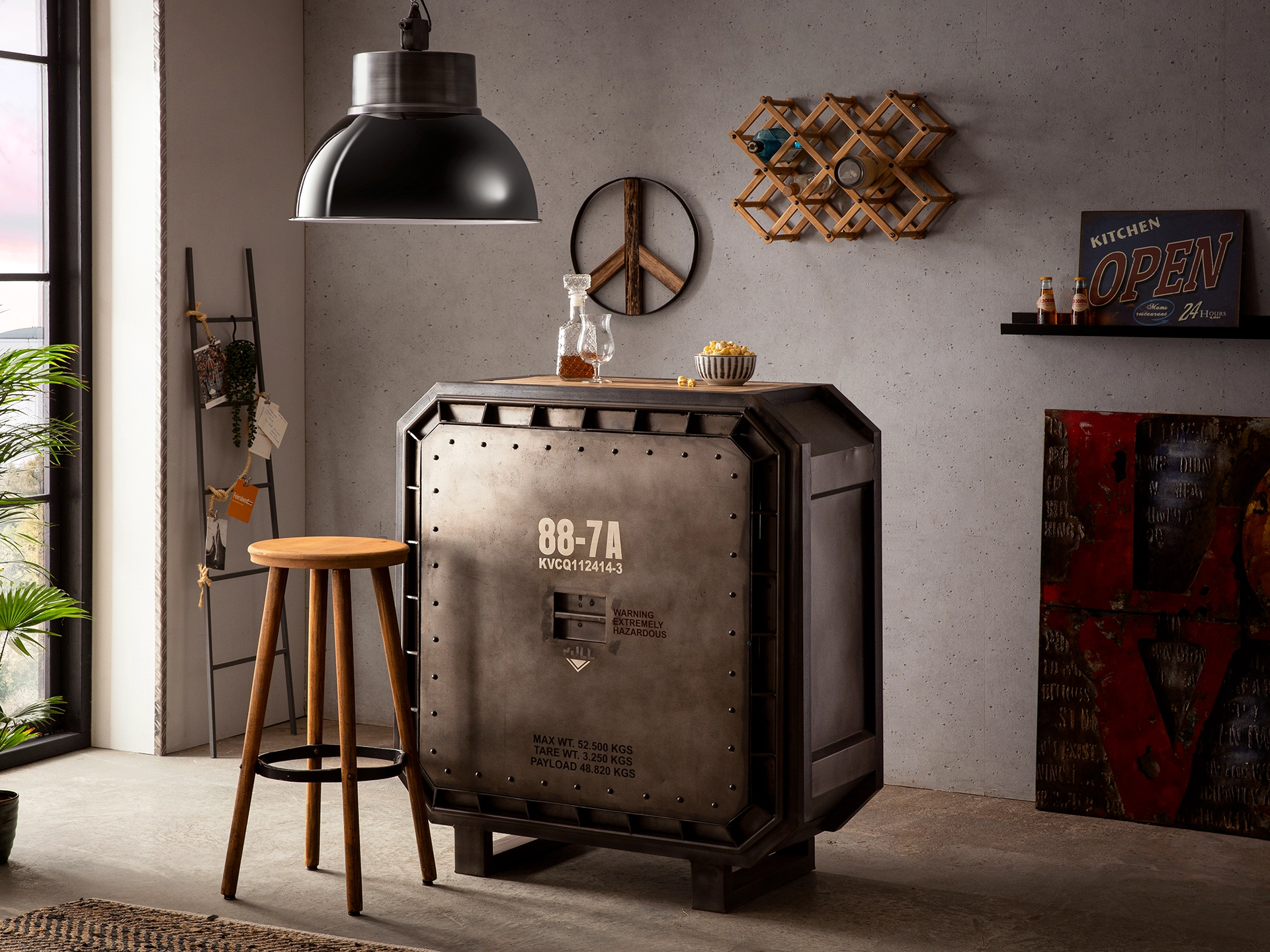 Barkley Holzmöbel im Ambientefoto: modernes Design mit warmen Holztönen, minimalistischer Wohnraum‑Stimmung und klarer Produktpräsentation