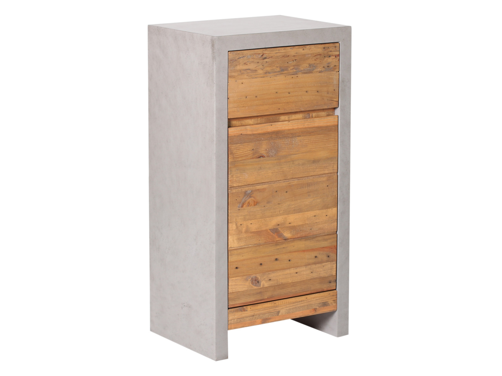 45°-Freisteller Bad-Unterschrank Burnham, recycelte Pinie/MDF grau, 45×89×35 cm, links angeschlagene Tür & Schublade. 45°-Freisteller Bad-Unterschrank Burnham, recycelte Pinie/MDF grau, 45×89×35 cm, links angeschlagene Tür & Schublade.