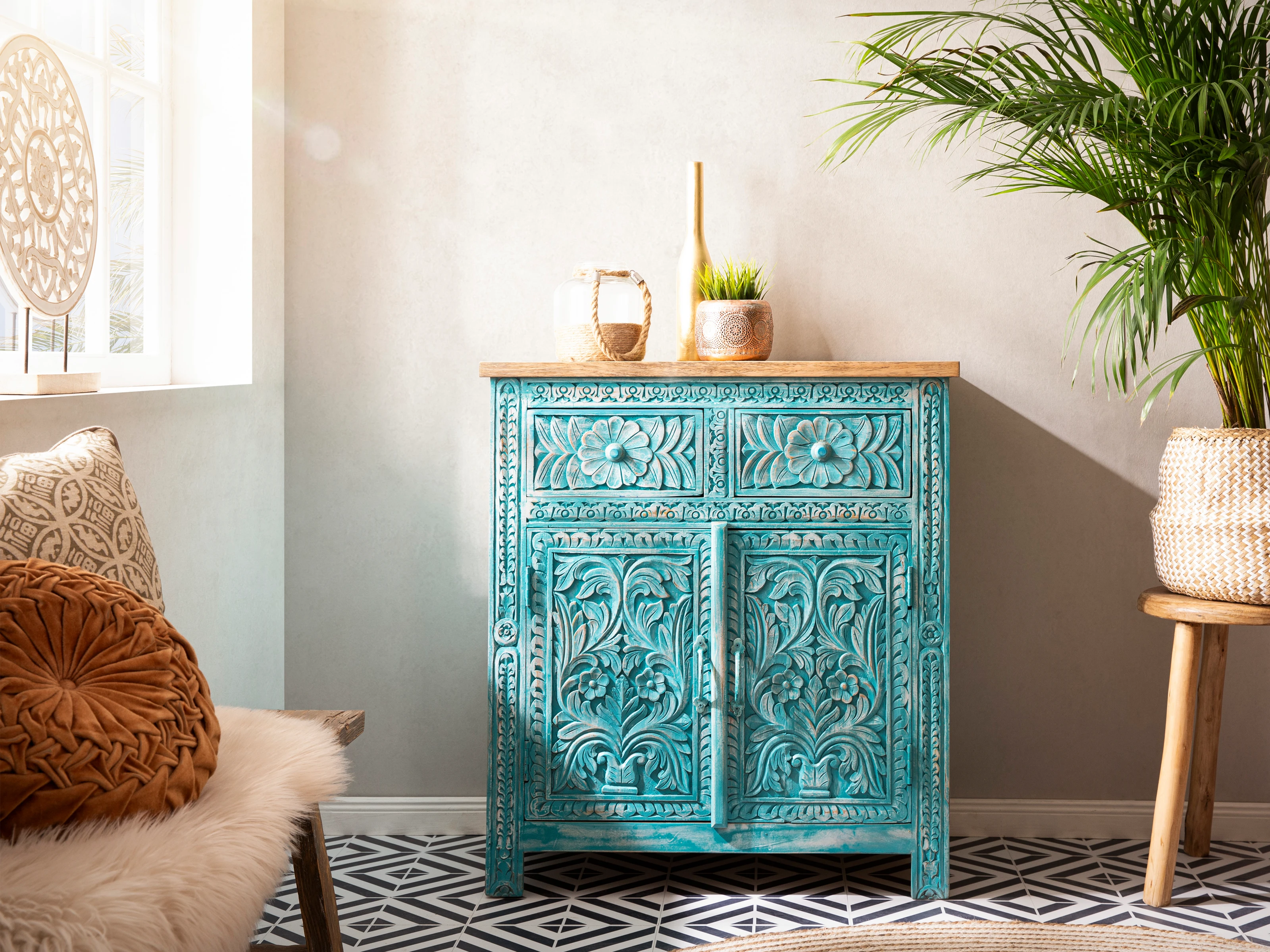 Kommode Santa Cruz blau Kommode Santa Cruz blau