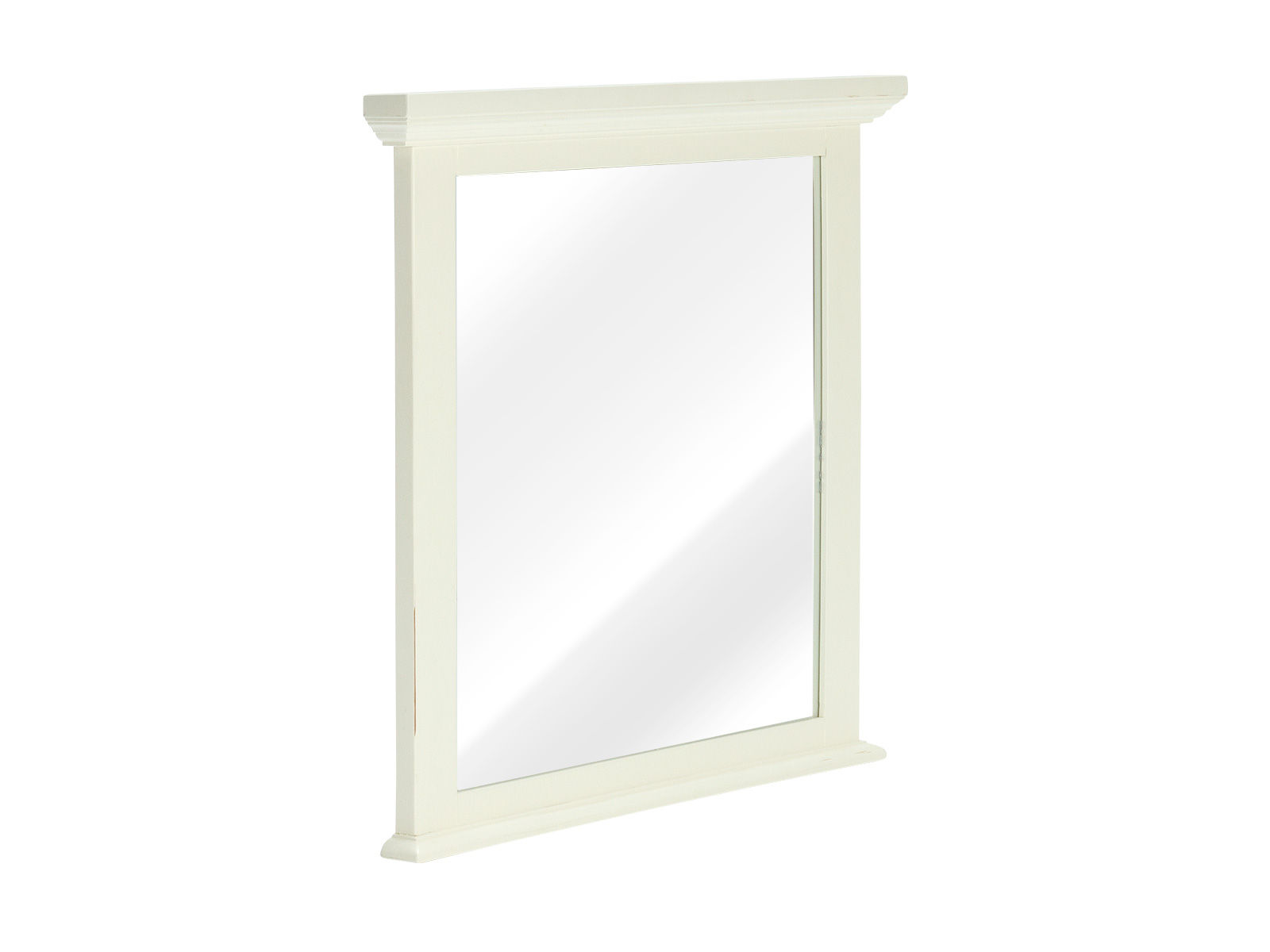 Flurspiegel Catana weiß Pinie / MDF 75x70x6 Schrägansicht Flurmöbel Set Catana weiß